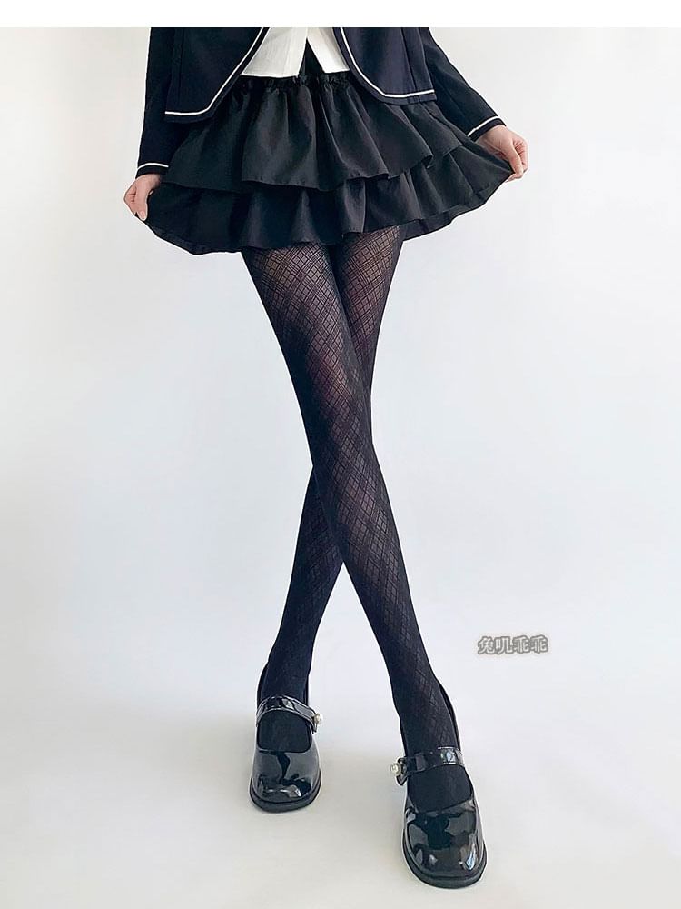 Nikiki - Argyle Print Kousen