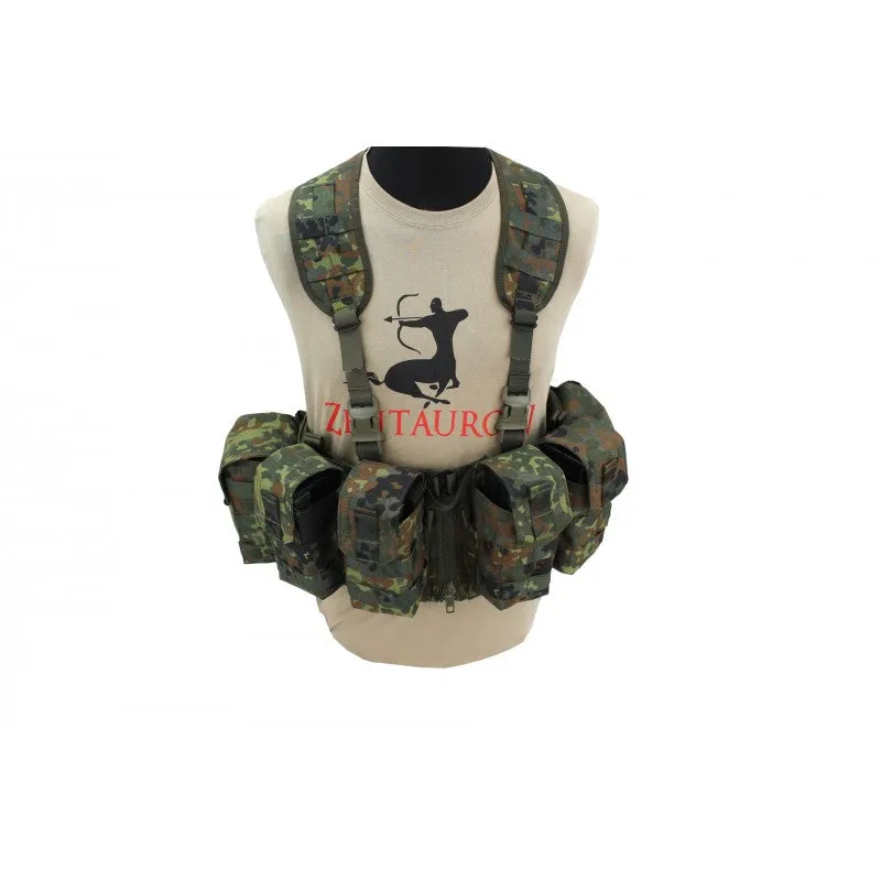 Zentauron -  Zentauron Chest Rig Nonmodular Split Front flecktarn