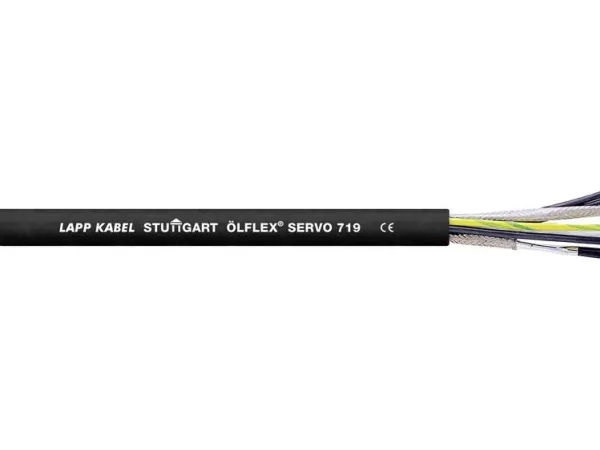 LAPP ÖLFLEX® SERVO 719 Servokabel 4 G 0,75 mm²   2 x 0,34 mm² Sort 1020071/500 500 m