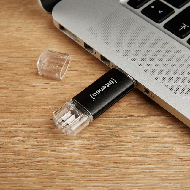 Intenso USB-Stick »USB Flash Drive 3.2 512 GB Twist Line« (512 GB USB 3.2 Lesegeschwindigkeit 70 MB/s)