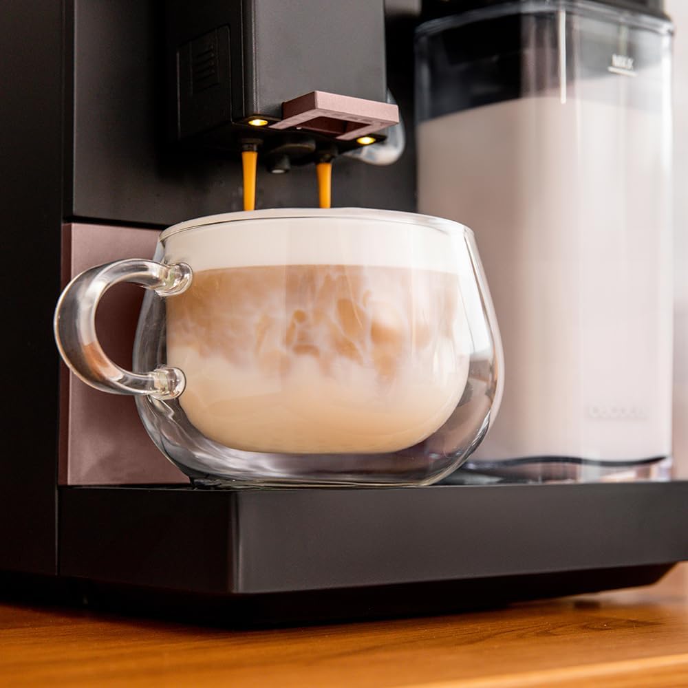 Cecotec Machine a Café Espresso Superautomatique Cremmaet Compactccino Connected Black Rose. 19 Bars, cran TFT, Wifi, Moulin Integré, Réservoir d'eau 1,1 L et de lait 400 ml, Nettoyage Automatique