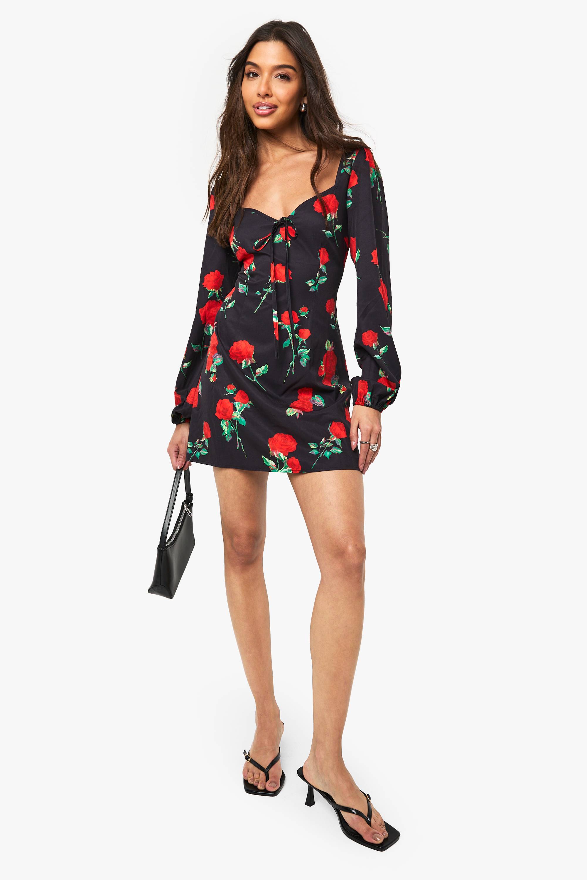 boohoo Robe mini laitière florale