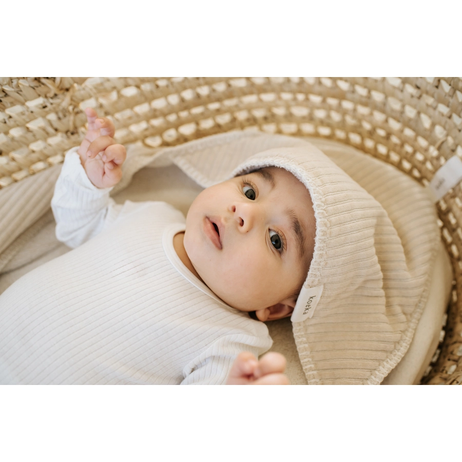 koeka Wickeltuch Plüsch Vik beige
