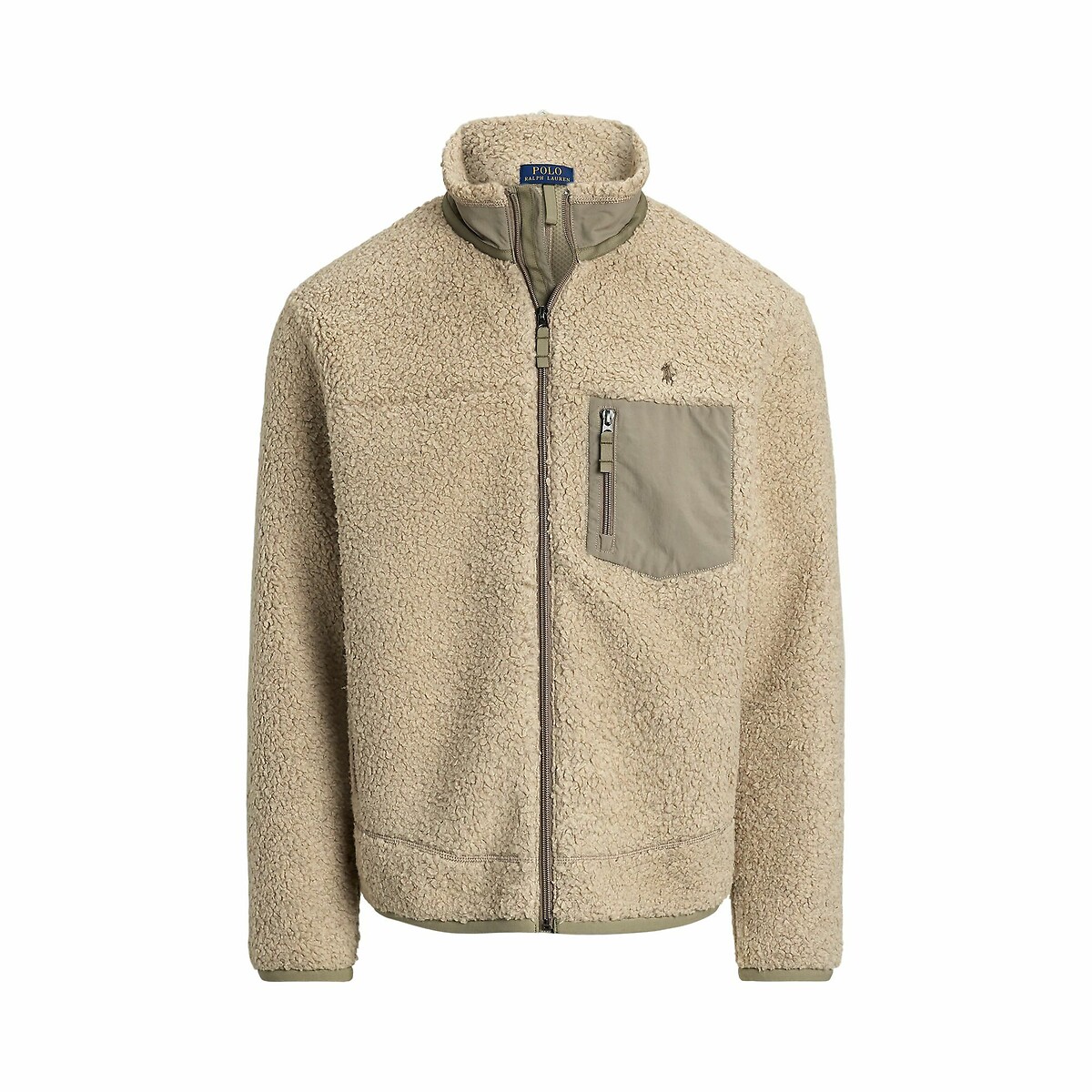 POLO RALPH LAUREN<br>Jaqueta híbrida em sherpa
