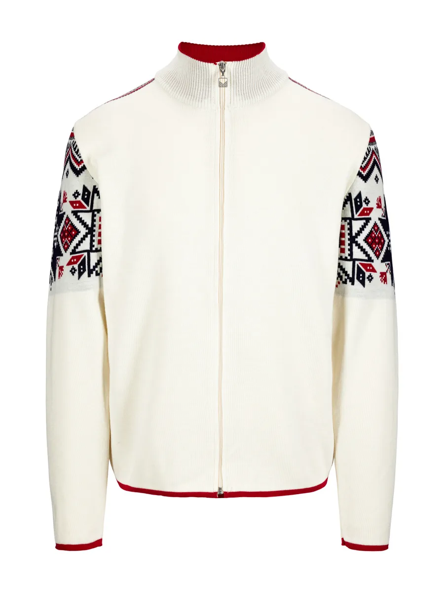 Dale of Norway Varberg Masculine Jacket Offwhite Marine Raspberry
