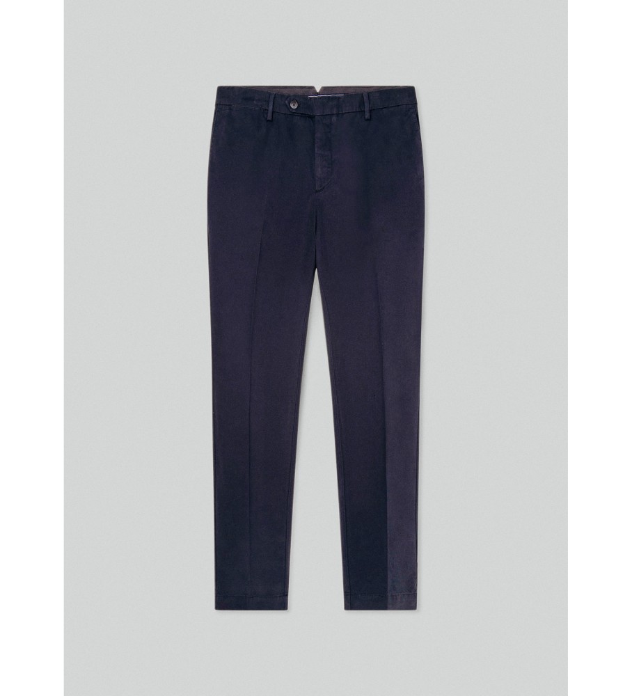 Calças chino azul-marinho Hackett Kensington