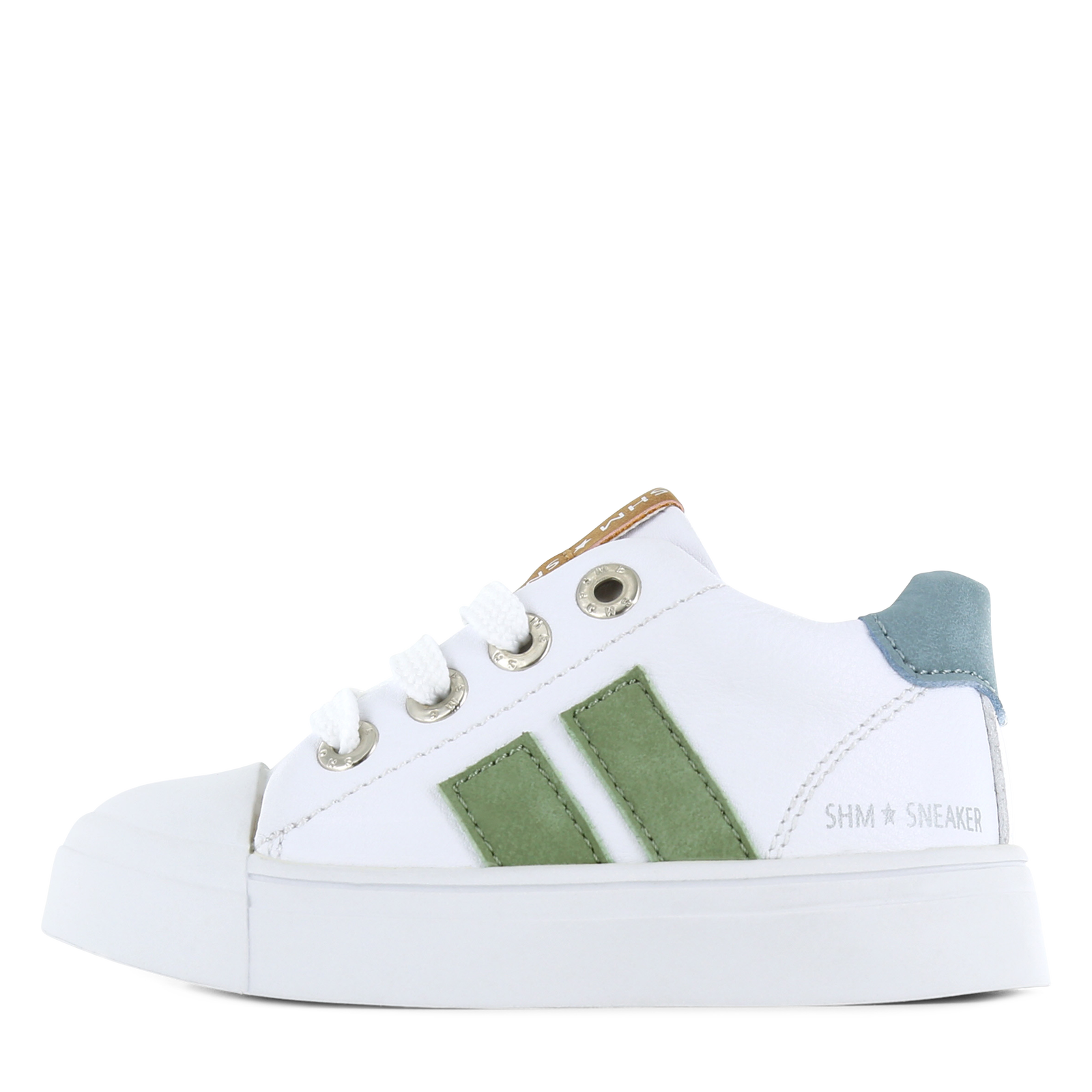 Shoesme weißer Sneaker mit Streifen