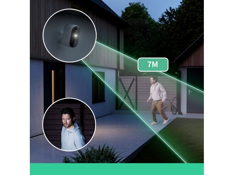 Arlo Essential2 XL Outdoor 2K Weiss, 2er Set All Ihre Sicherheitsbedürfnisse. Eine leicht zu installierende 2K-Kamera