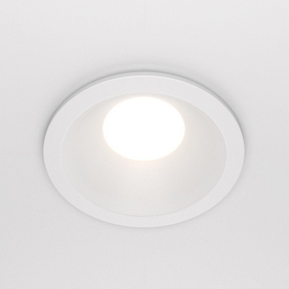 Zoom inbouw plafondspot in wit GU10 IP65 rond