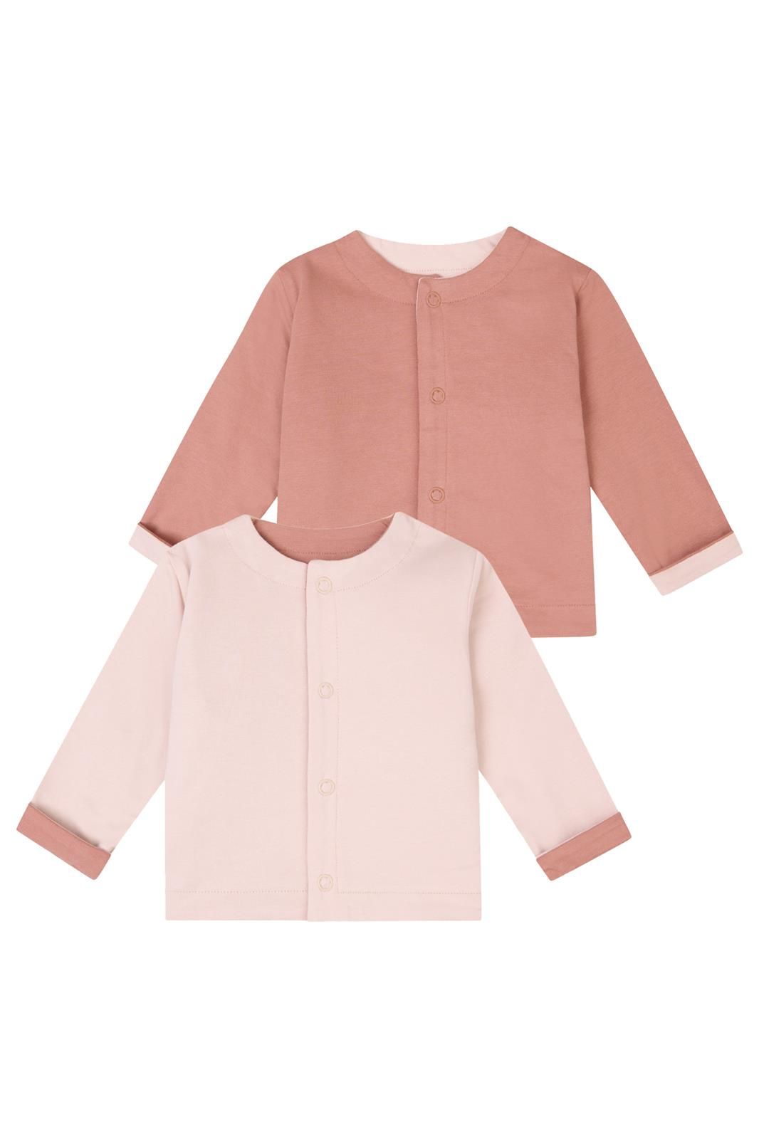 Noppies Newborn Vest Nowra - Reversible - Rose Smoke