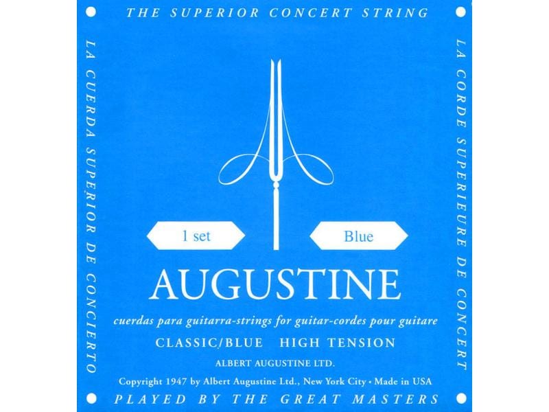 Augustine Gitarrensaiten Classic Blue Hard Klassische Gitarren-Saiten