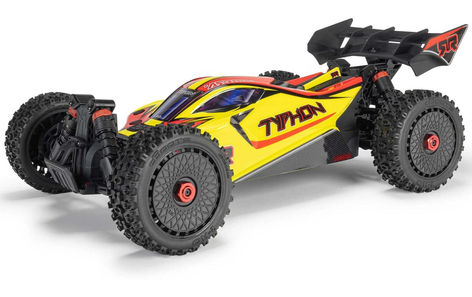 Buggy Typhon MEGA 665, Gelb 1:8, ARTR<br>Off-Road 4 x 4 Buggy mit Brushed Motor