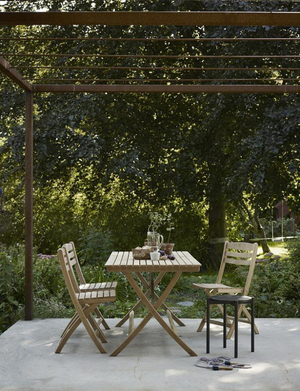 Fritz Hansen Zitkussen voor Selandia tuinstoel Charcoal