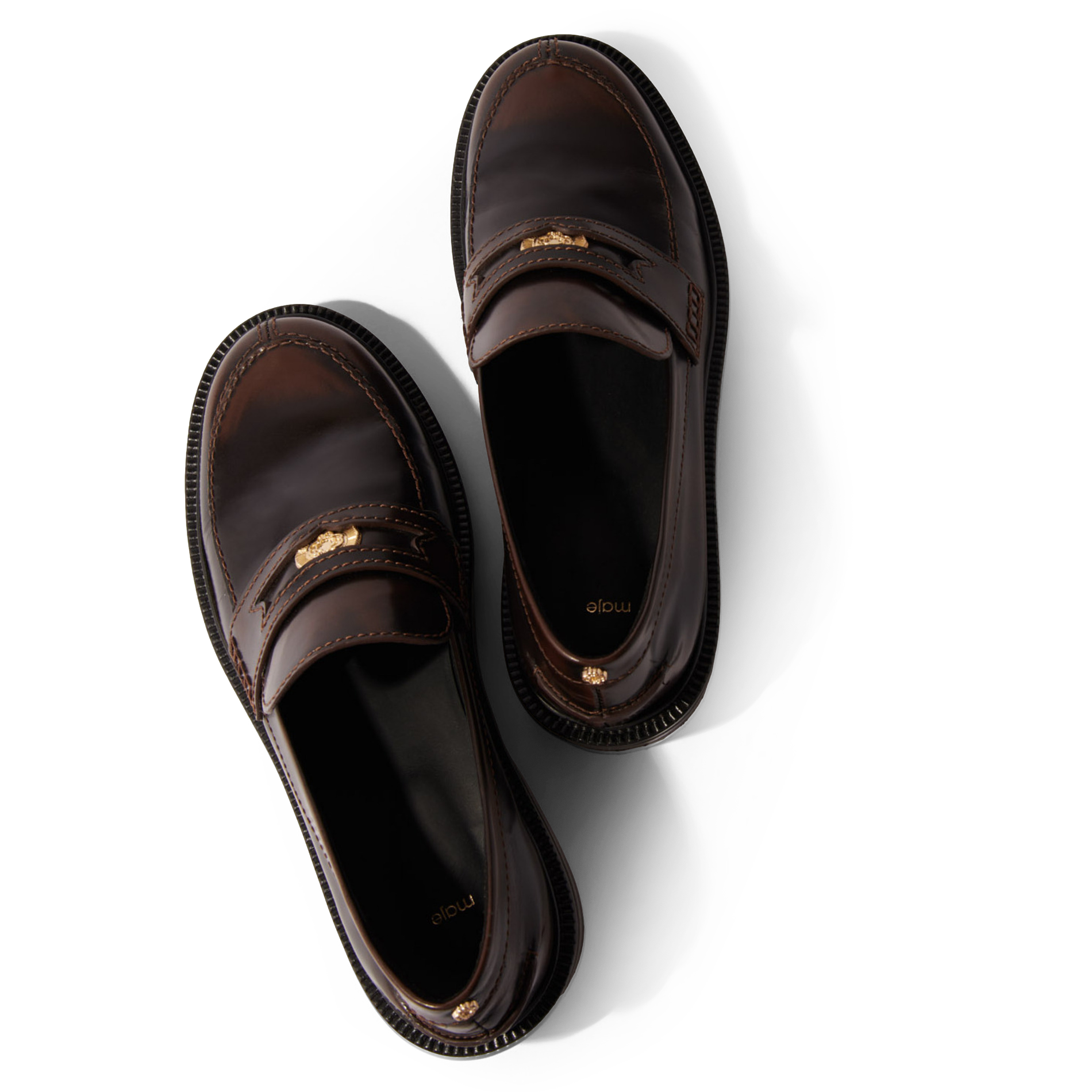 Mocassins en cuir | Marron
