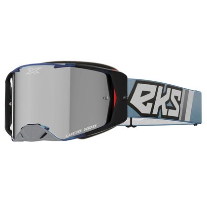 Masque cross EKS LUCID STEEL BLUE - SILVER MIRROR 2023 - Bleu