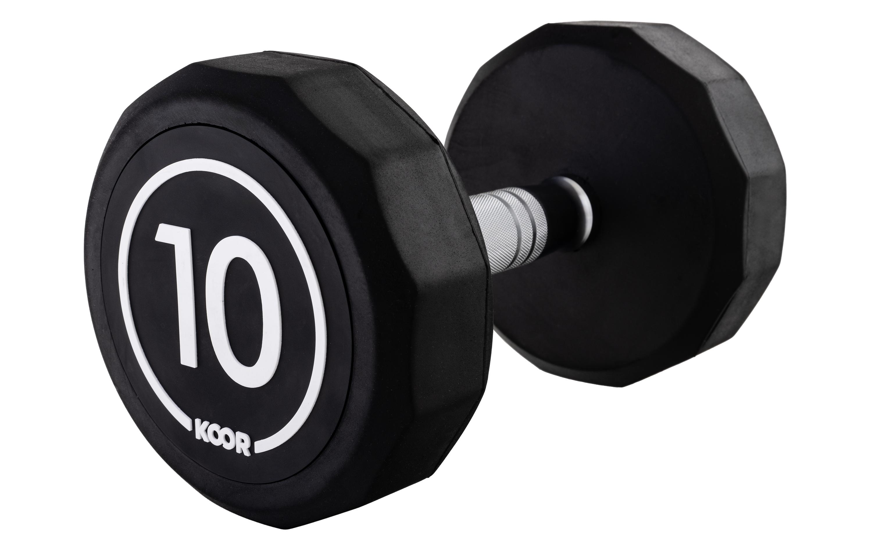 Kurzhantel 10 kg, SchwarzDumbbell für Krafttraining