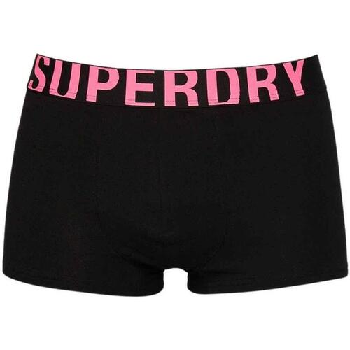Superdry - TRUNK DUAL LOGO DOUBLE PACK Negro