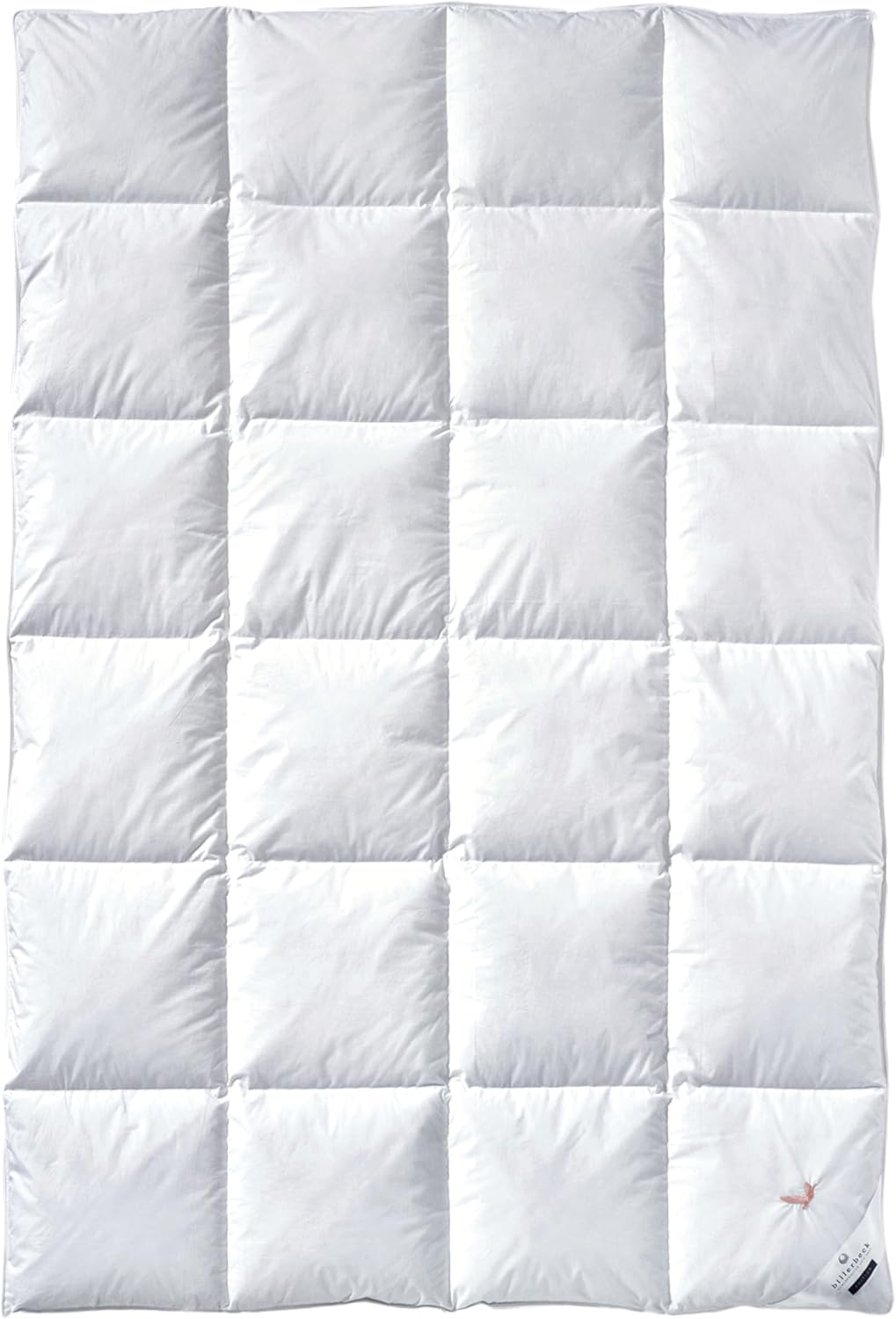 Billerbeck Daunendecke - E04 Gold Edition - Bettdecke für den Winter - 135 x 200 cm Decke mit echten Daunen - Wärmestufe Warm
