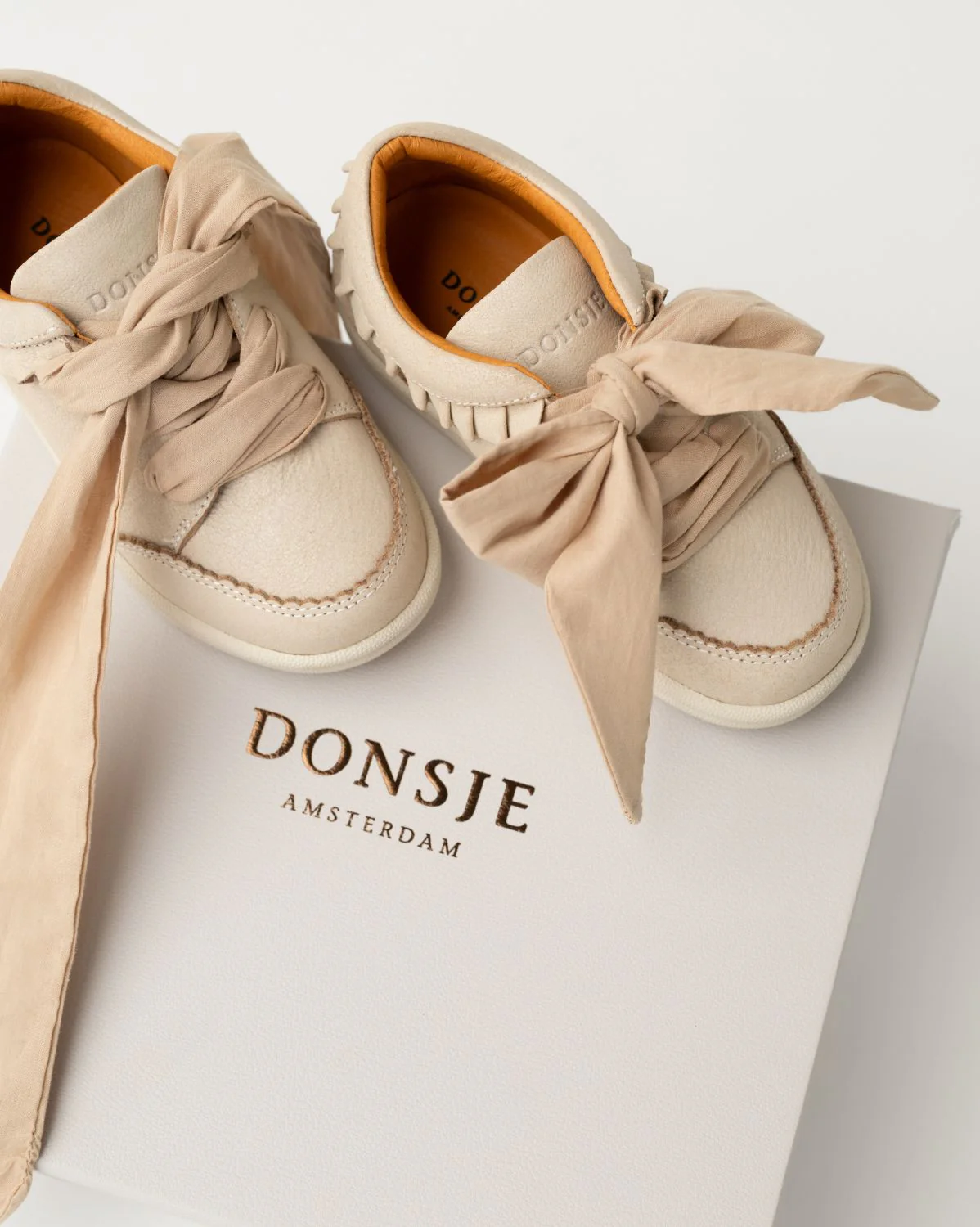 Lexley Sneakers | Cream Leather