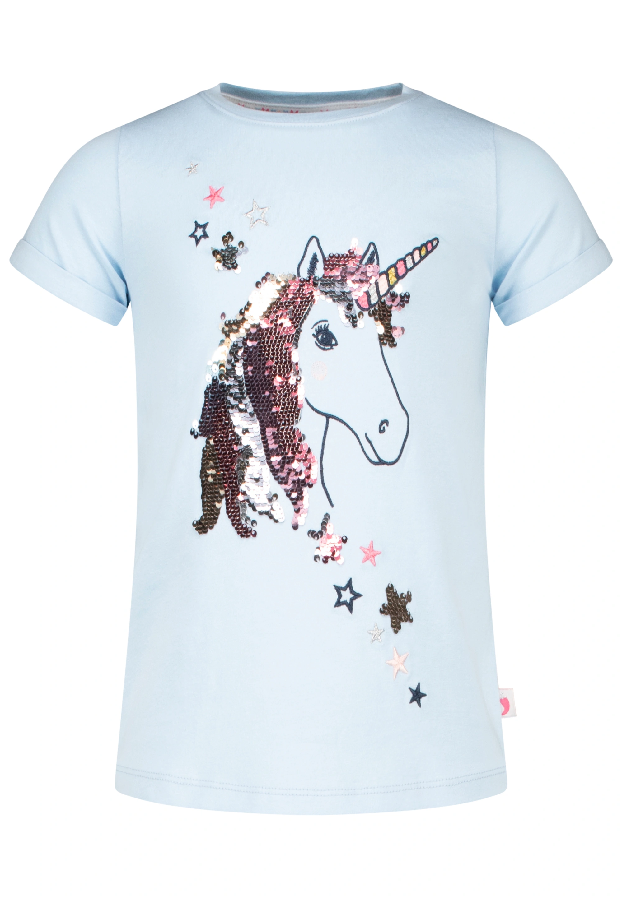 T-Shirt UNICORN in angel blue