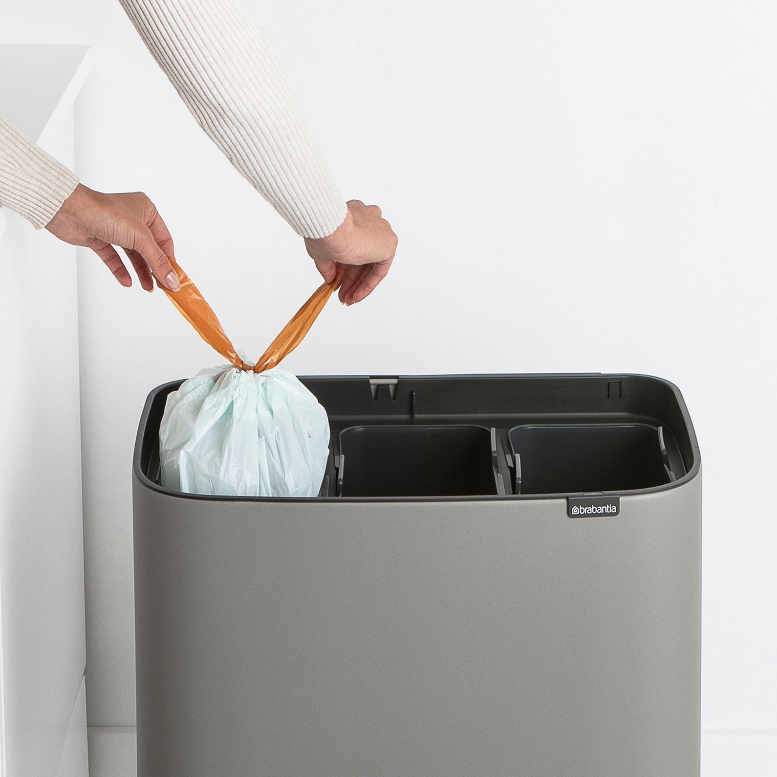 Brabantia Bo Touch Bin Afvalemmer 33 Liter (3x11 Liter)