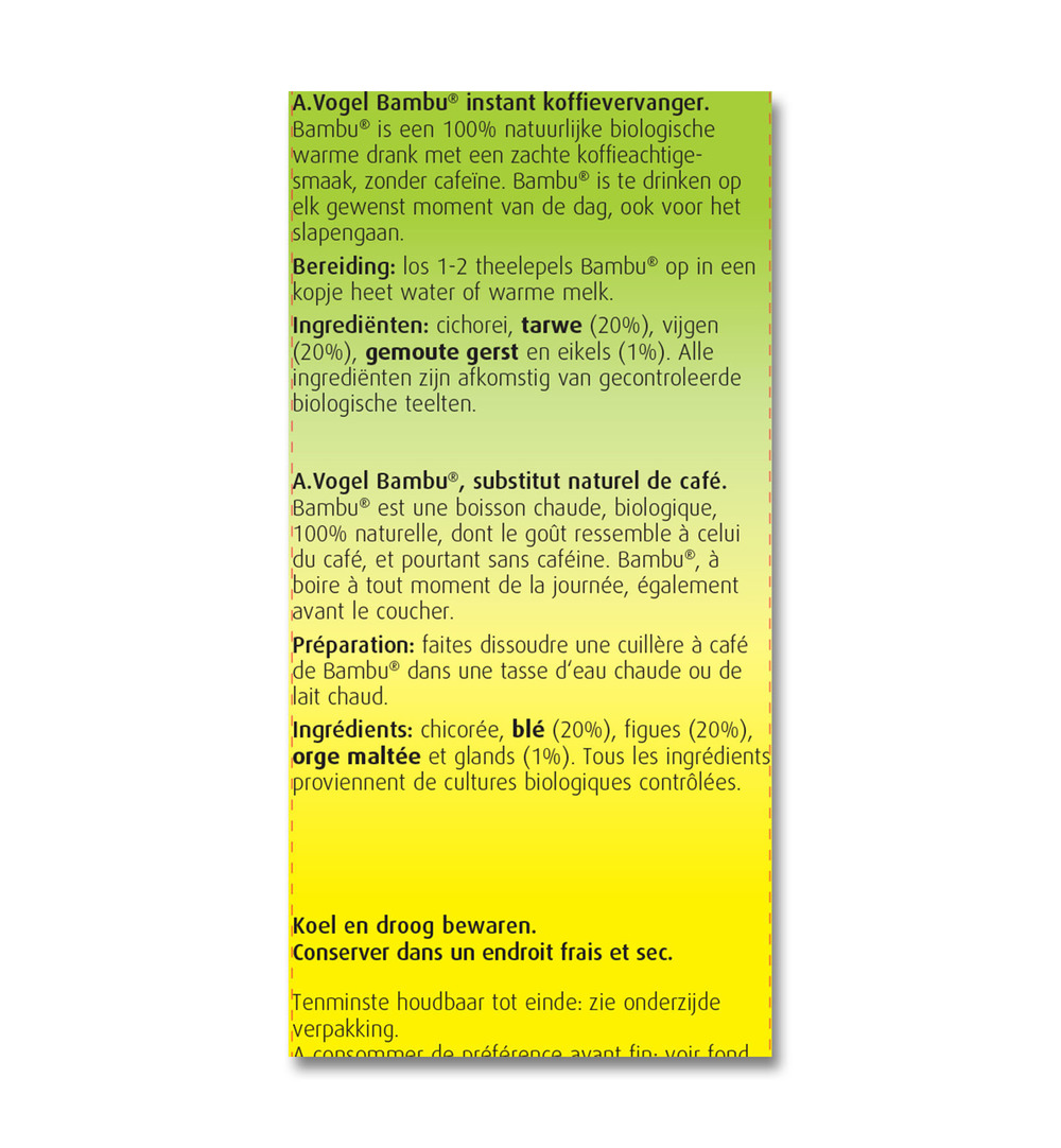A.Vogel Bambu koffie bio (100 gr)