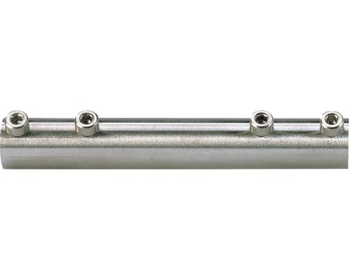 Pertura complete leuningset Hestia U-vorm roestvrij staal met ronde staven voor vloermontage B: 3 m