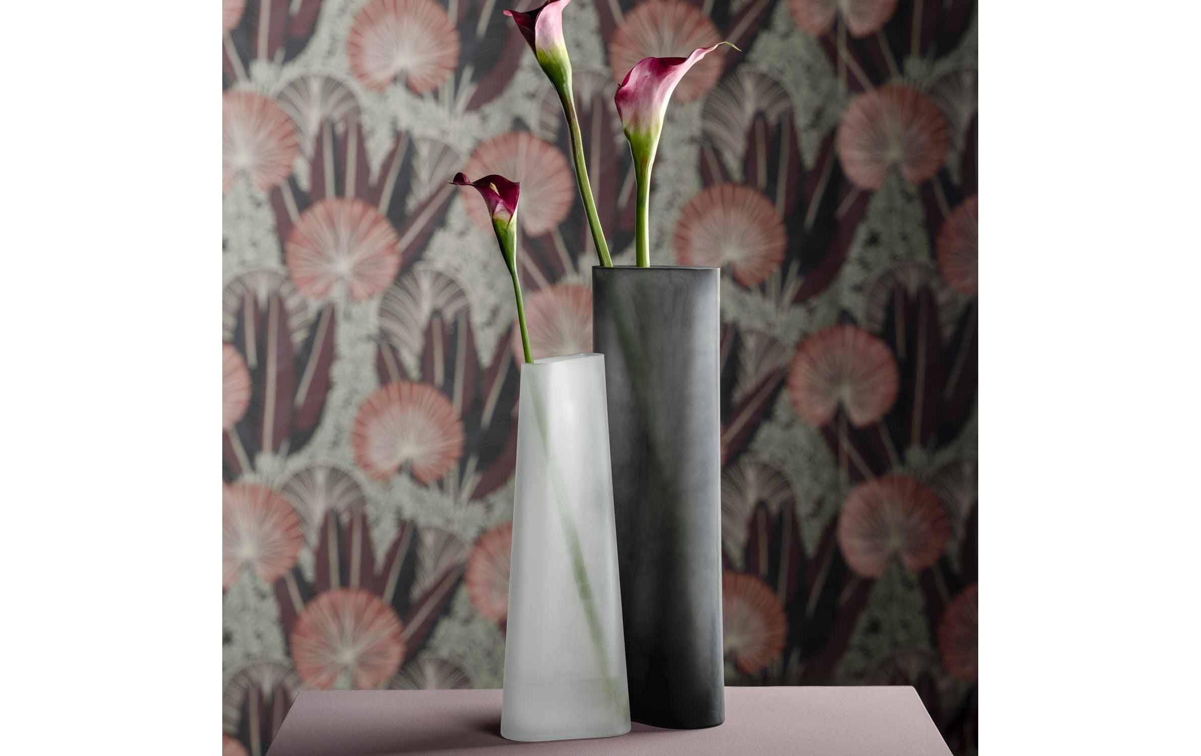 Vase Turno 44 cm, GrauBlumenvase