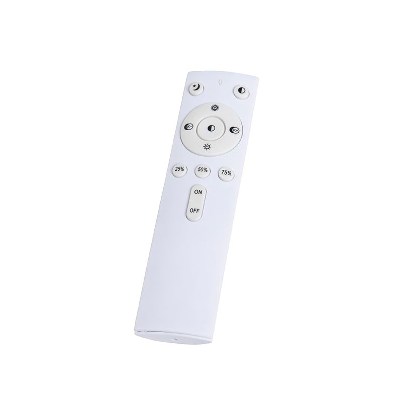 Plafondlamp wit 33 cm incl. LED en dimmer met afstandsbediening - Iene