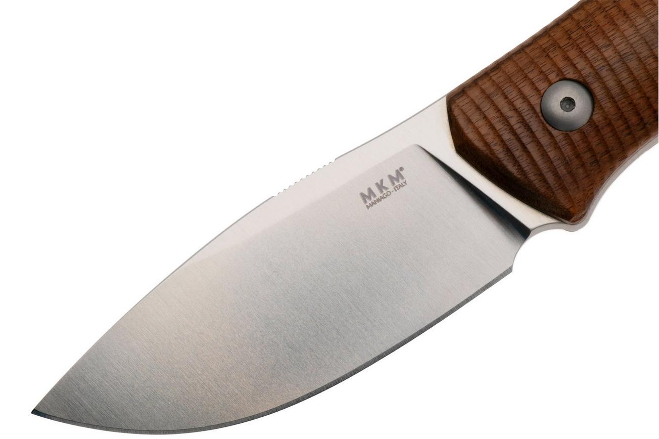 MKM Small Lov MK-SL-S, Satin M390, Santos Wood vaststaand mes, Jesper Voxnaes design