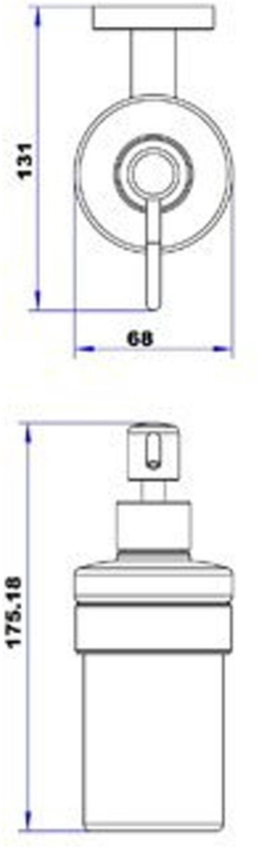 Plieger Vigo zeepdispenser chroom