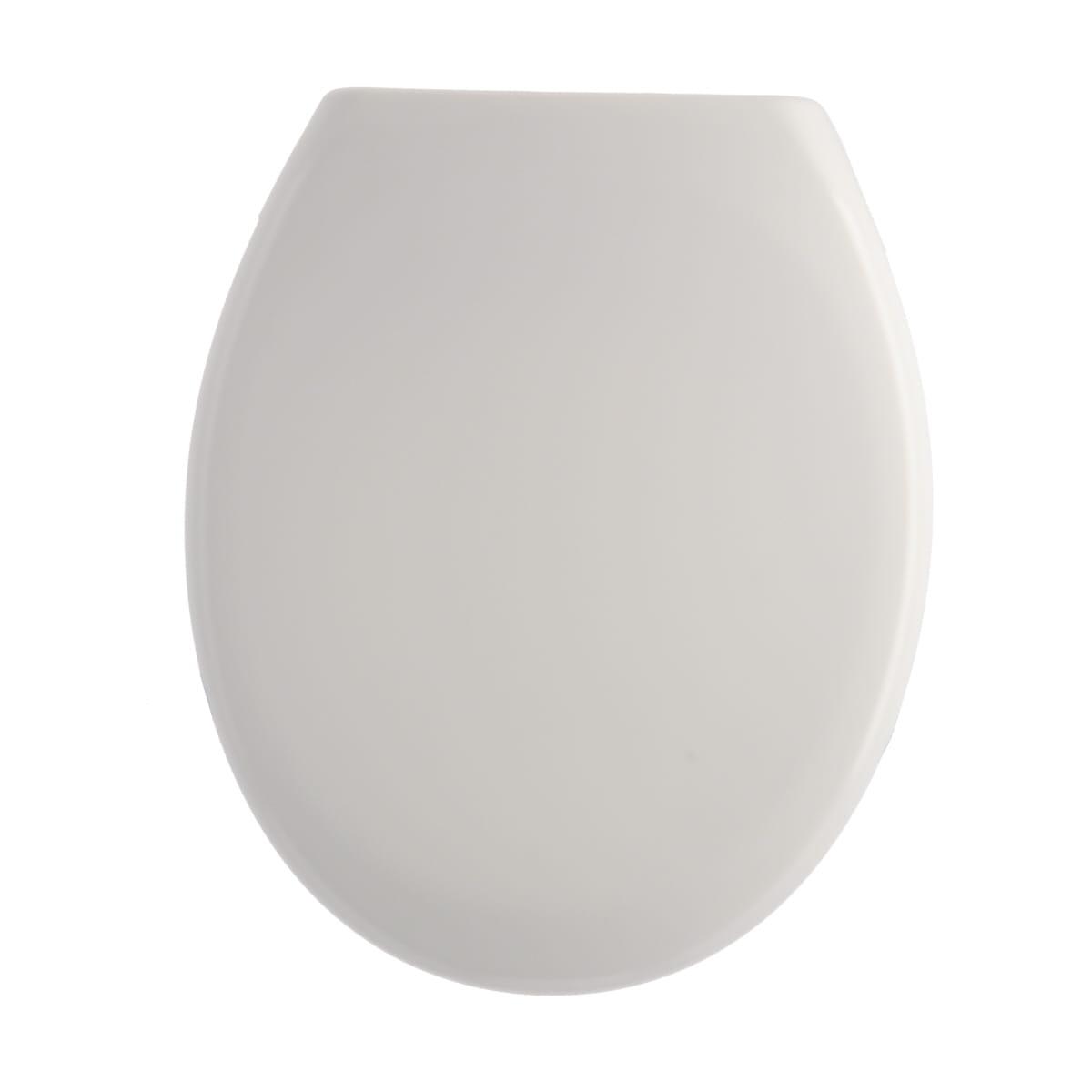 ABATTANT WC 18 POUCES FREIN CHUTE DECLIPSABLE BLANC