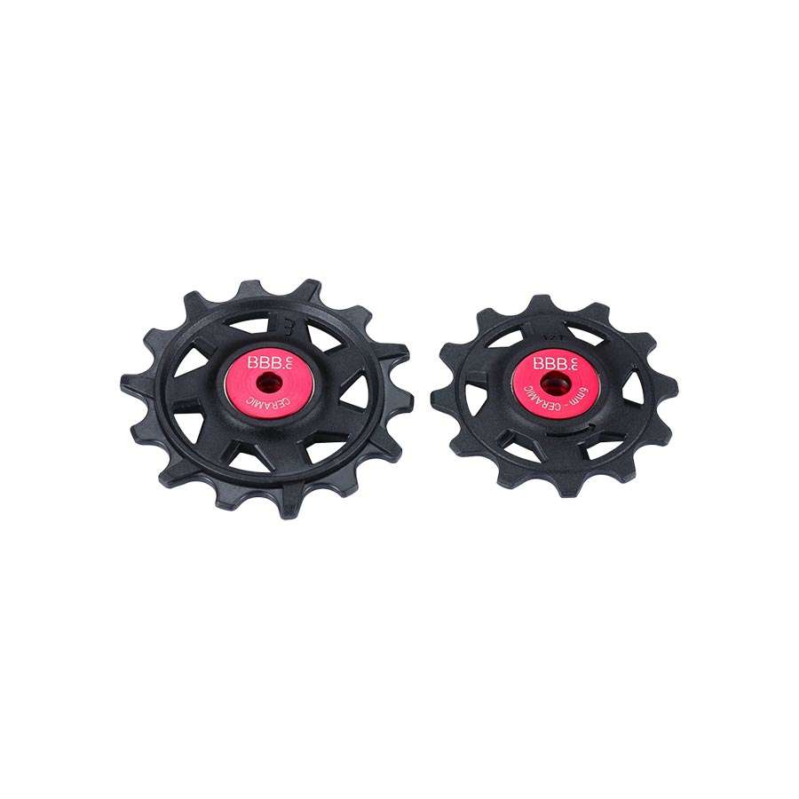 BBB Cycling BDP-17 RollerBoys Ceramic Derailleurwieltjes 12T-14T Zwart