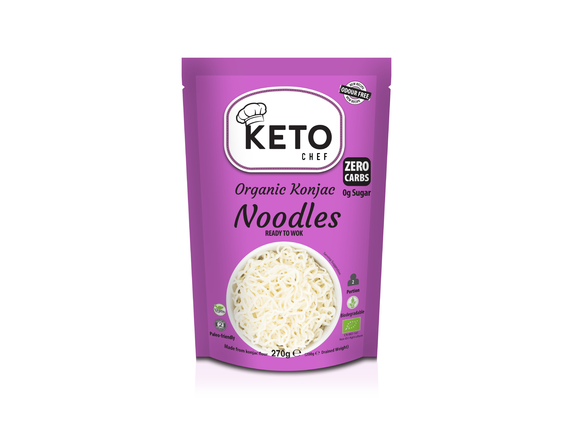KONJAC KETO CHEF NOODLES BIO 270G