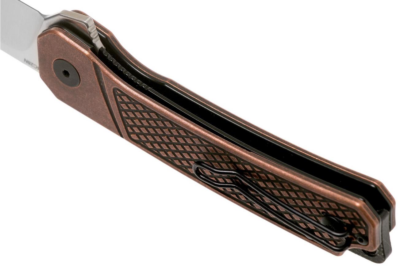 QSP Knife Osprey QS139-E1  Textured Copper, Satin, zakmes