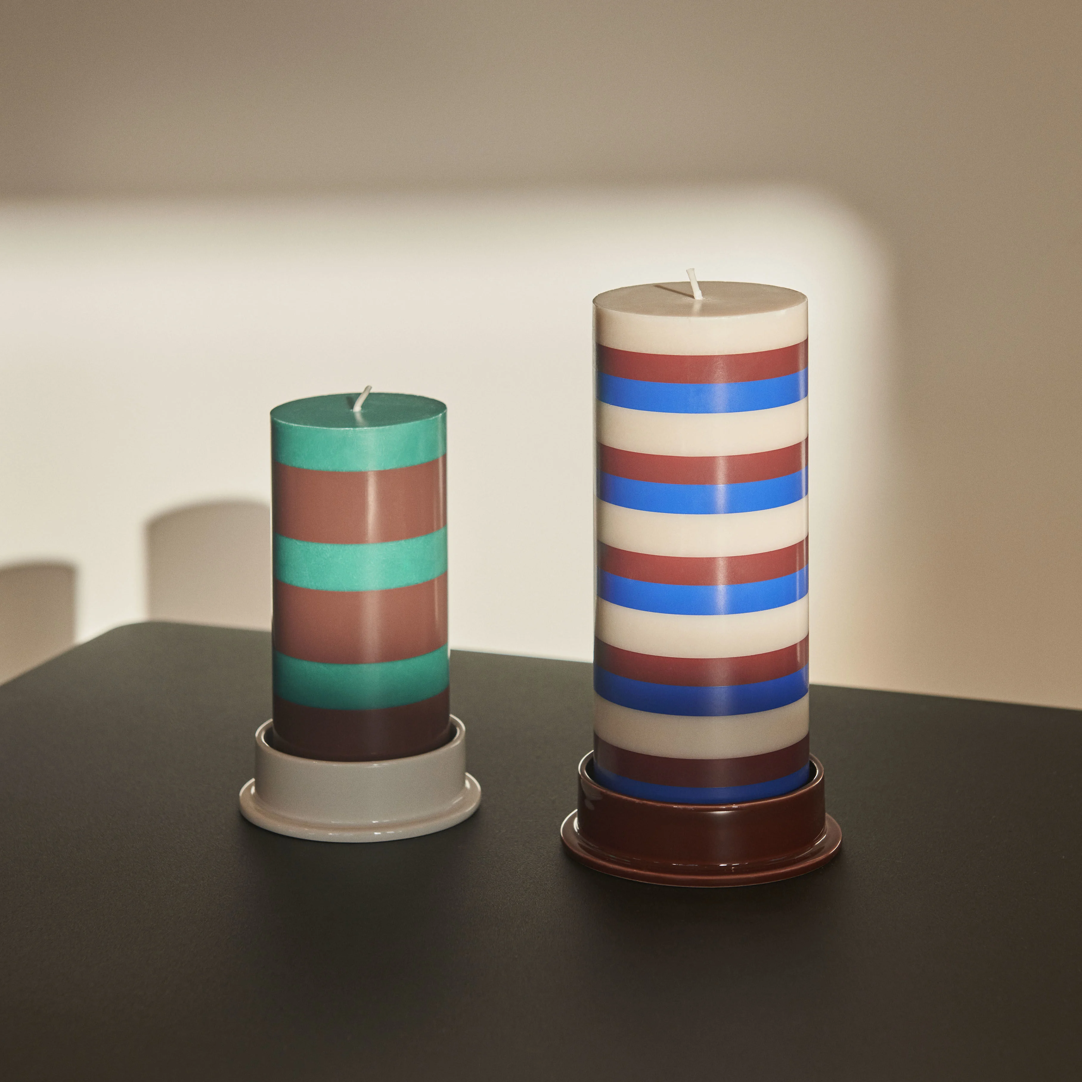 COLUMN - Bougie bloc cire | Multicolore