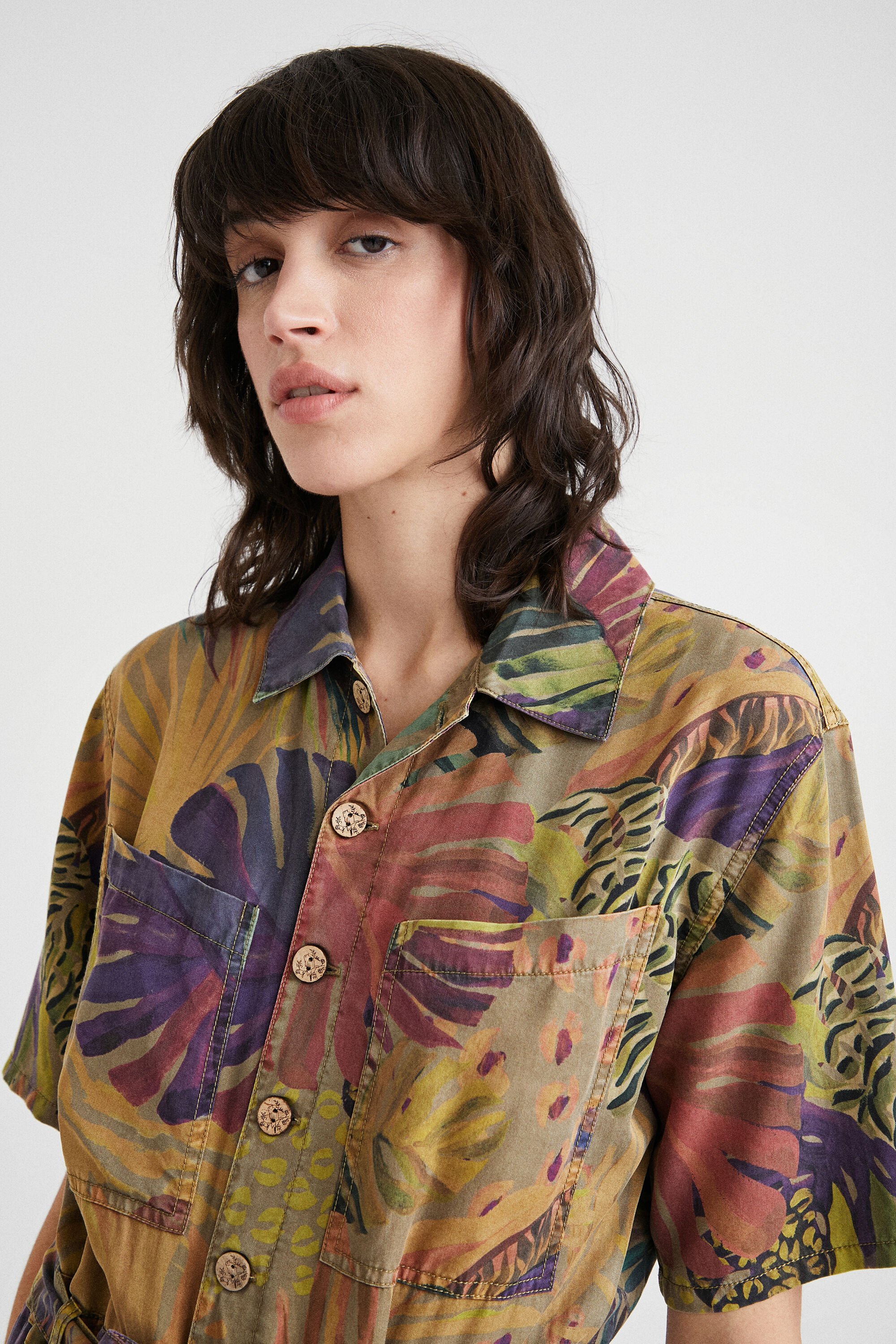 Combinaison camouflage floral
