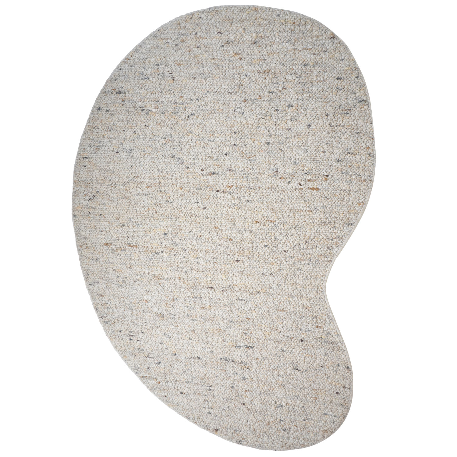 Vloerkleed Stone organisch beige 160 x 230 cm