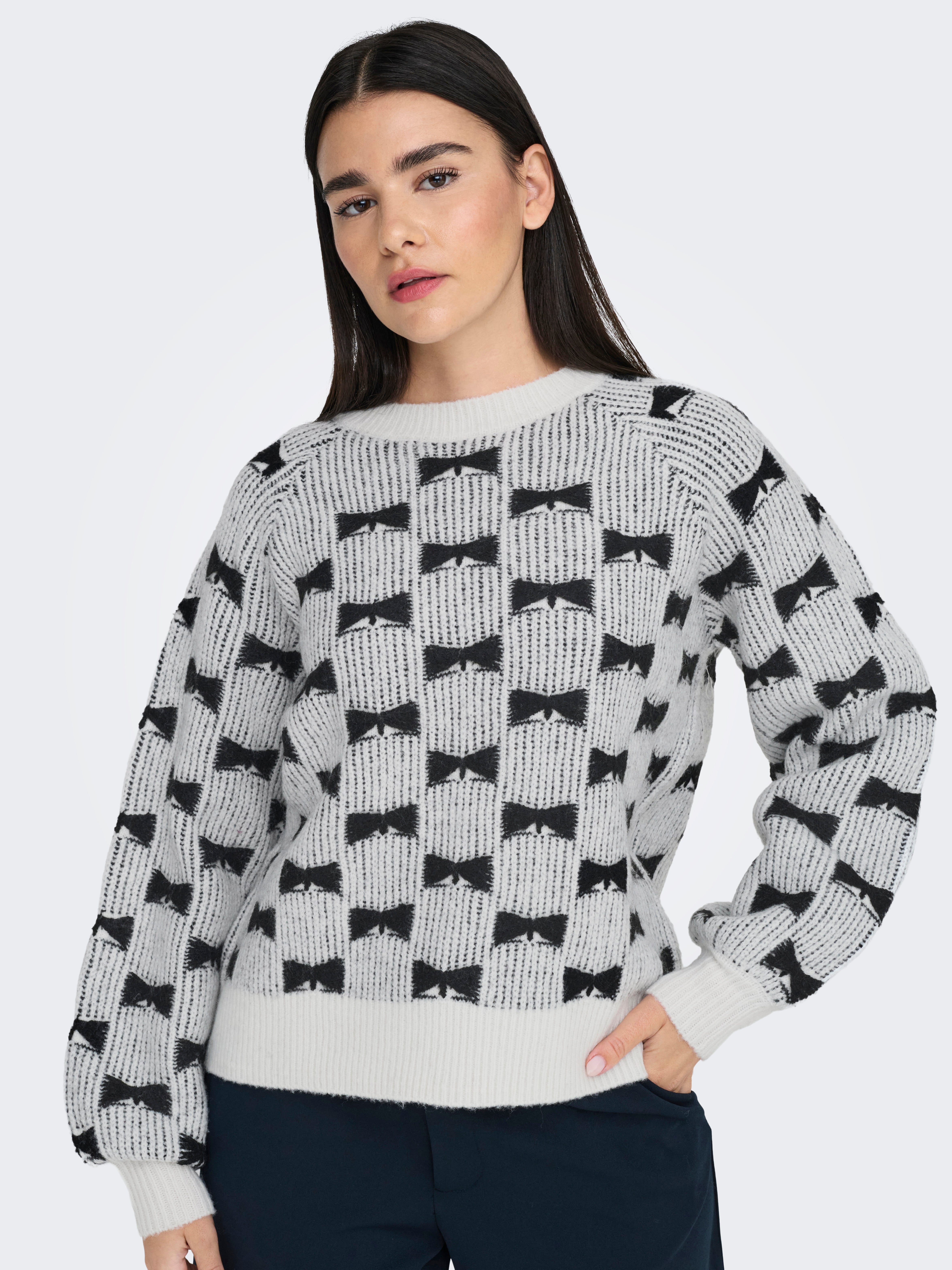 ONLCLARA Strickpullover Cloud Dancer
