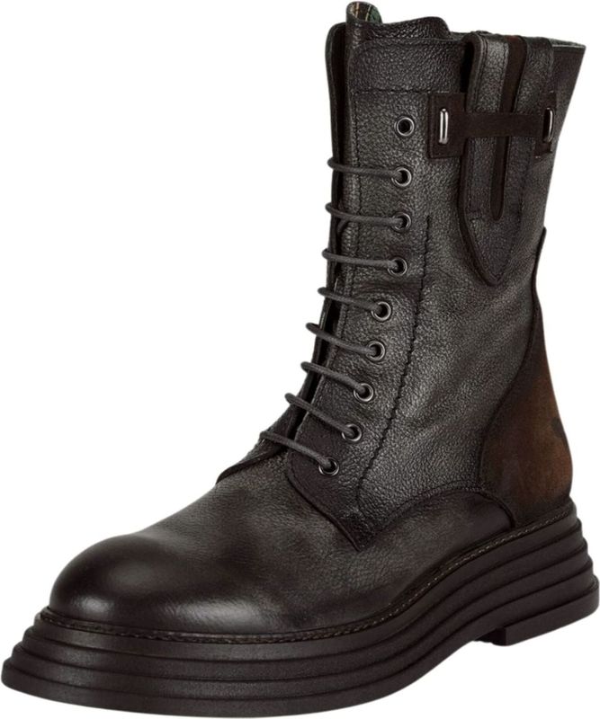 FELMINI Veterlaarzen 'Nariko E277'  chocoladebruin / zwart