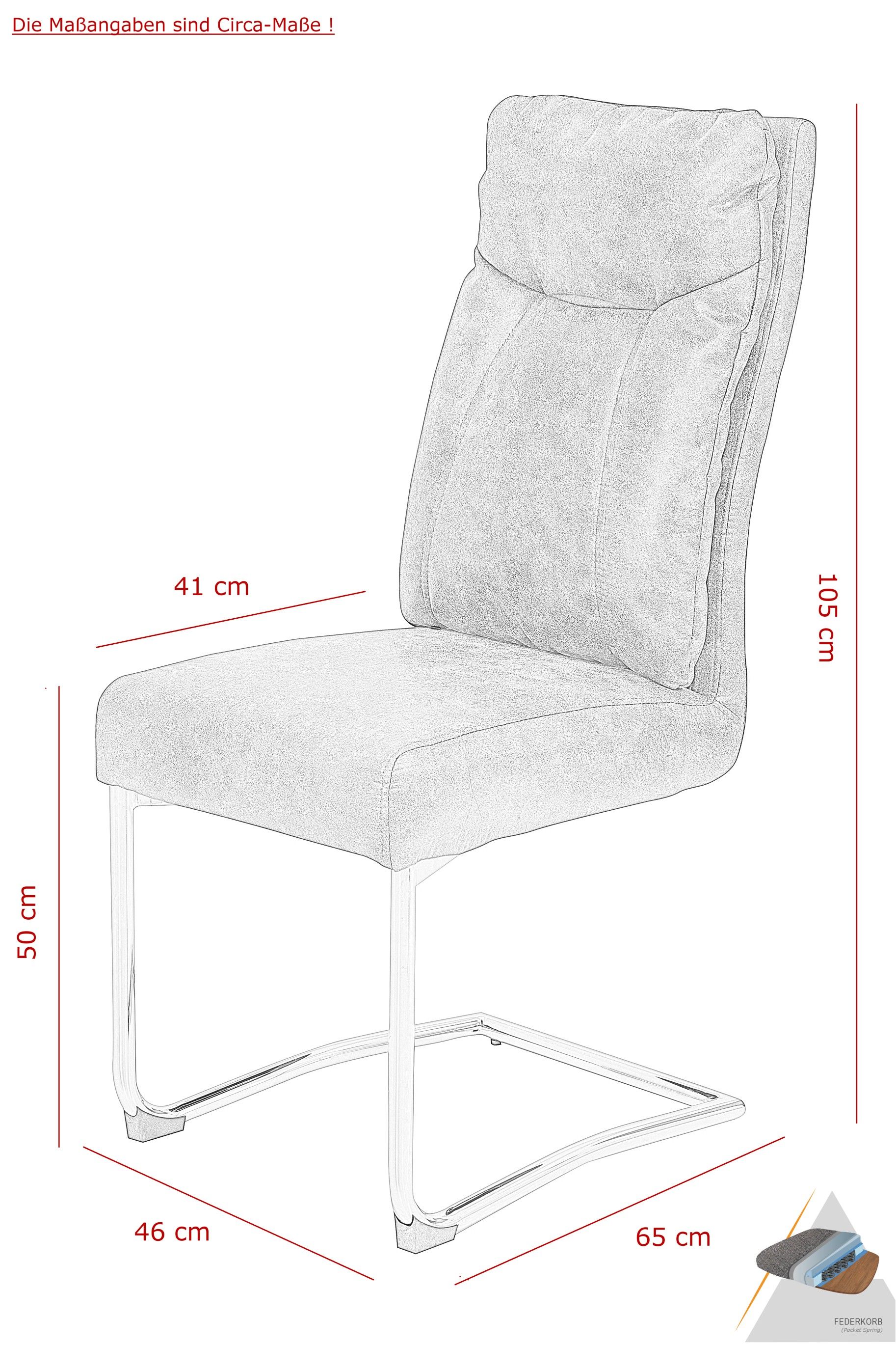 Freischwinger BRENDA S 2er Set