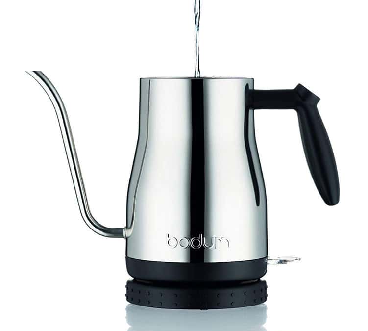 Bouilloire Bodum Bistro 1L Inox Brillant col de cygne