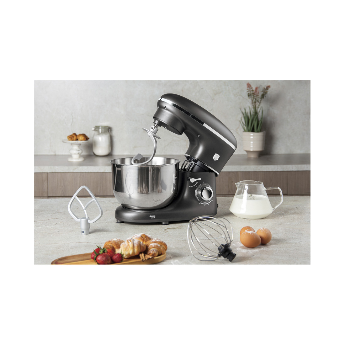 Berlinger Haus Küchenmaschine 6 Liter matt Anthracite Collection