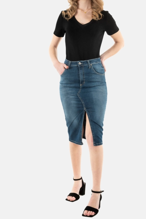 Jupe please g0fa 1670 blu denim
