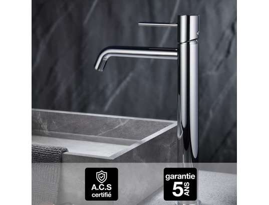 IMEX PRODUCTS - Robinet mitigeur de lavabo haut monza chrome, corps du robin...