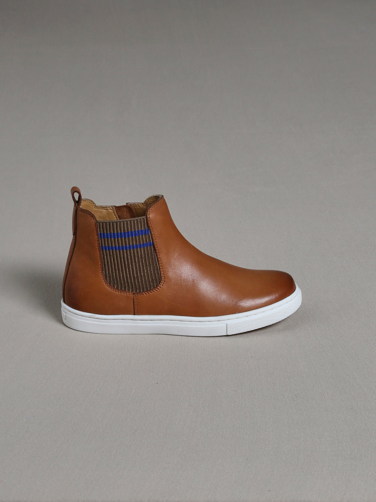 Boots chelsea garçon en cuir
