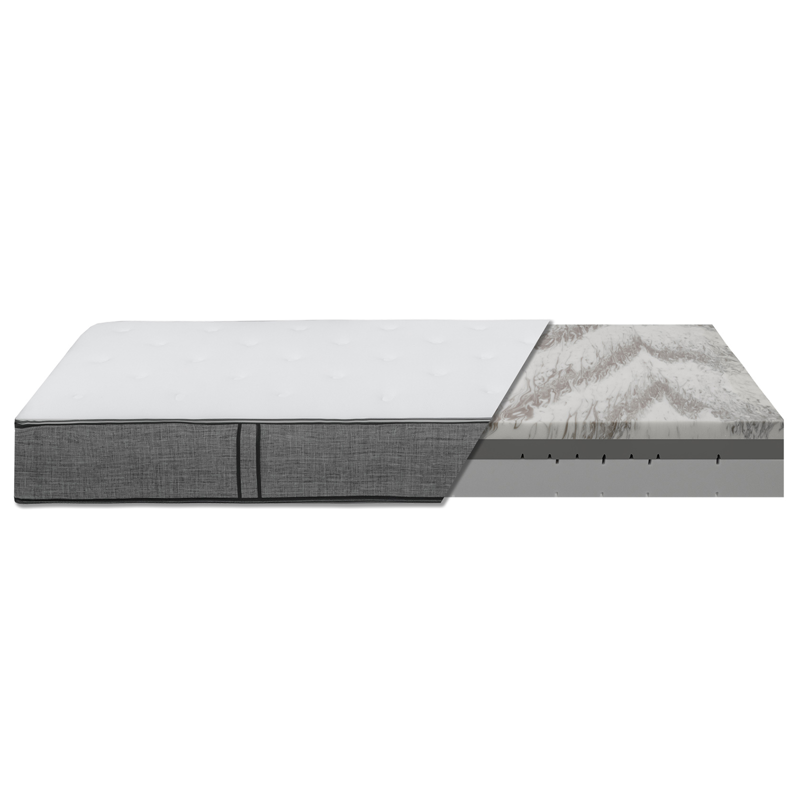 Gel-Kaltschaummatratze SILVERSLEEP - 90x190 cm