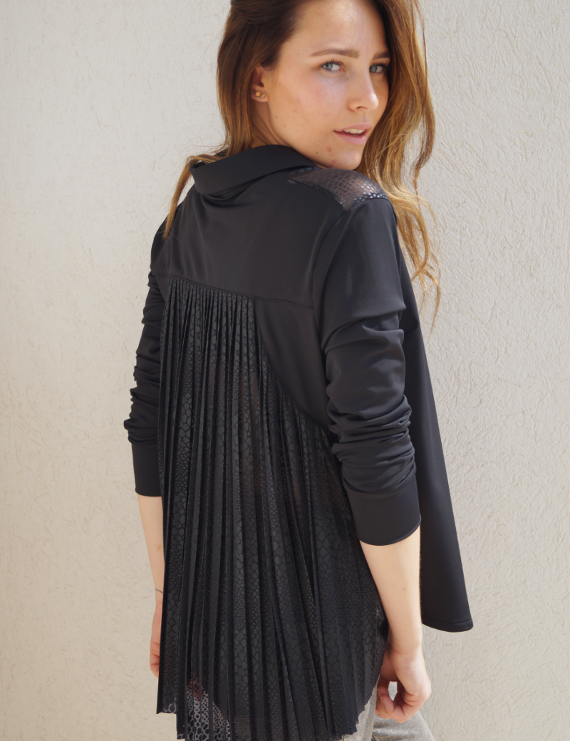 HBT CHEMISE PLISSÉE MÉLINA GLAM ROCK
