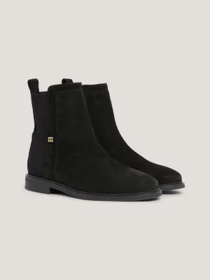 Botas de cano curto Essential Suede Flag Plade