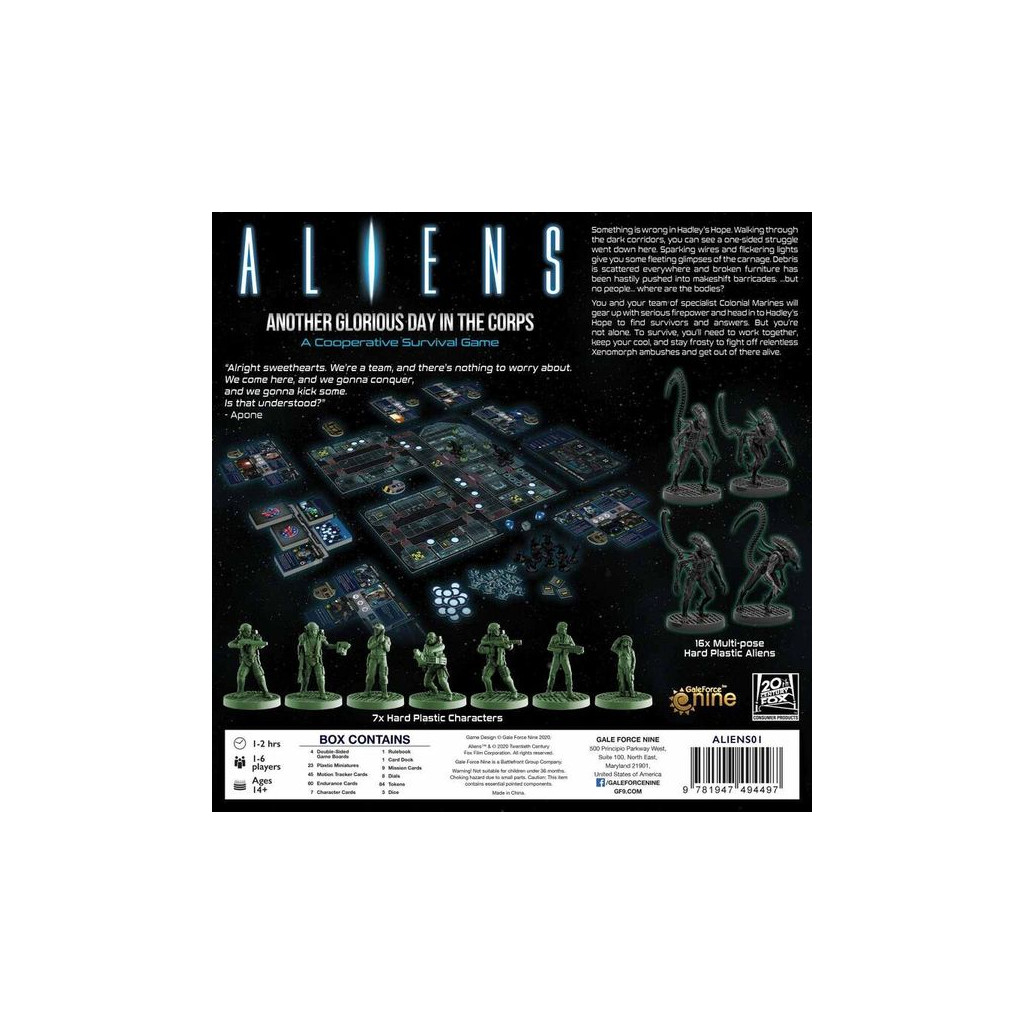 Aliens: Another Glorious Day in the Corps